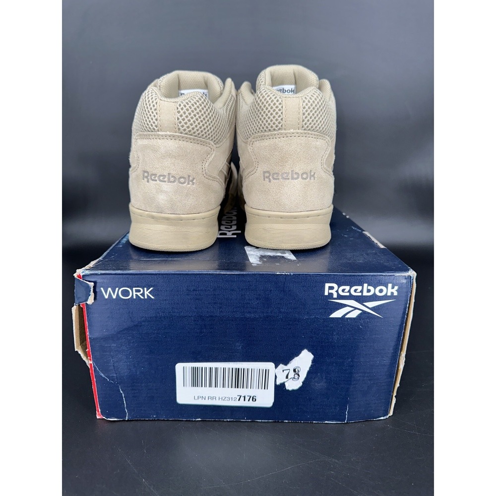Reebok BB4500 Work Men 7W Tan Suede Composite Toe Safety Sneakers RB2950 EH SR - Picture 6 of 12